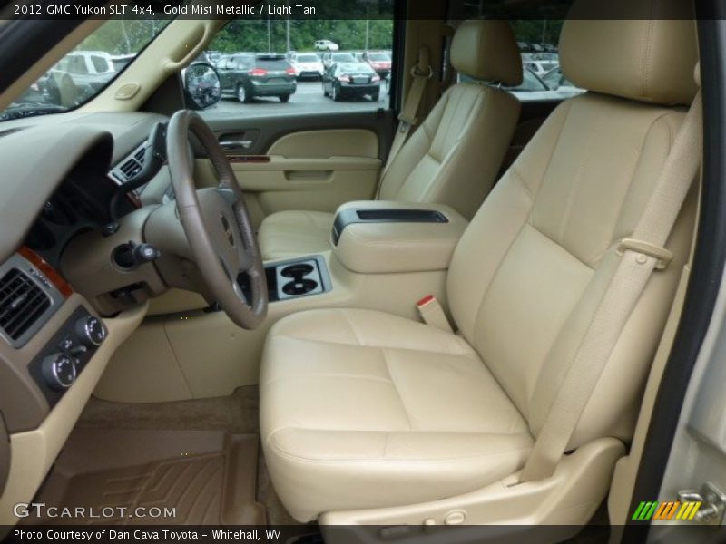 Gold Mist Metallic / Light Tan 2012 GMC Yukon SLT 4x4