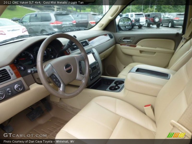 Gold Mist Metallic / Light Tan 2012 GMC Yukon SLT 4x4