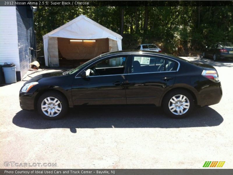 Super Black / Charcoal 2012 Nissan Altima 2.5 S