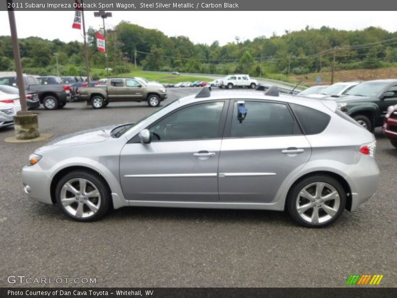 Steel Silver Metallic / Carbon Black 2011 Subaru Impreza Outback Sport Wagon