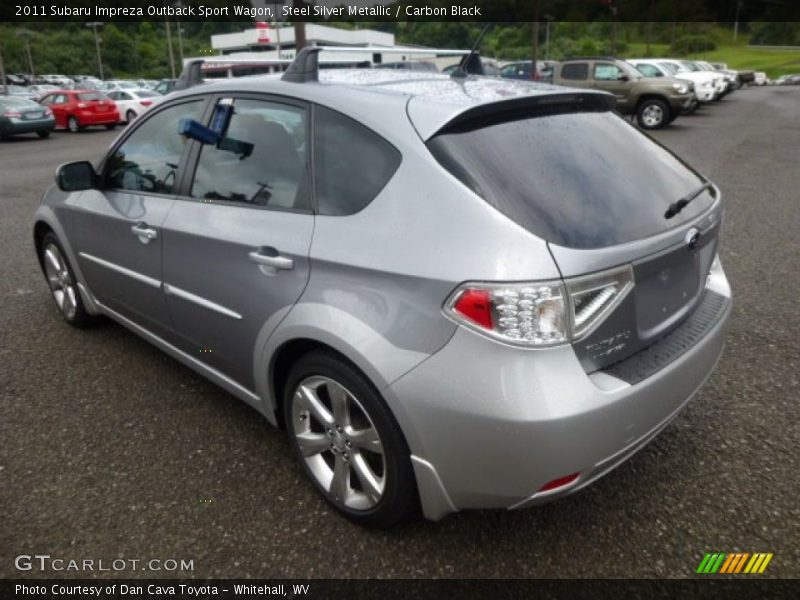 Steel Silver Metallic / Carbon Black 2011 Subaru Impreza Outback Sport Wagon