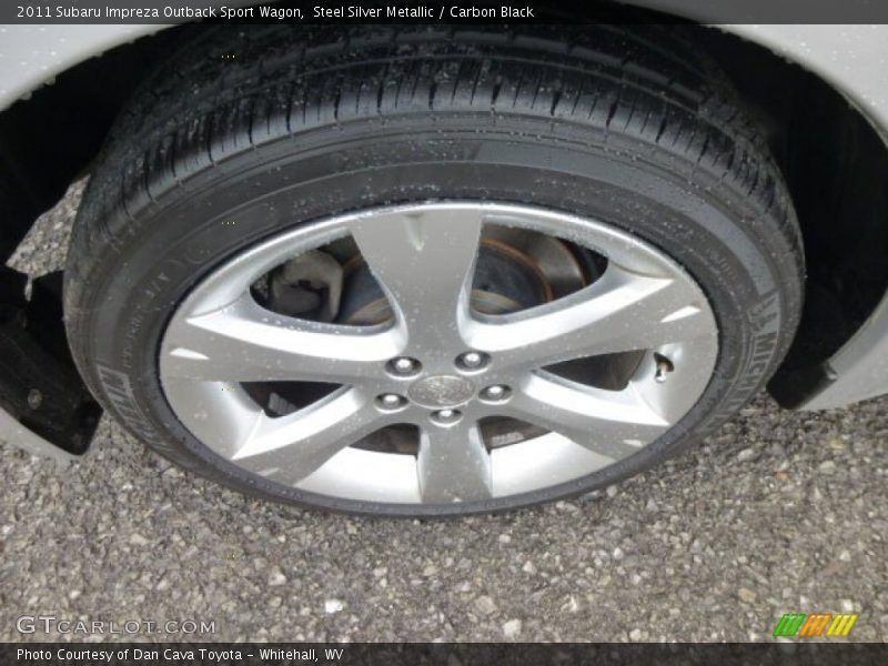 Steel Silver Metallic / Carbon Black 2011 Subaru Impreza Outback Sport Wagon