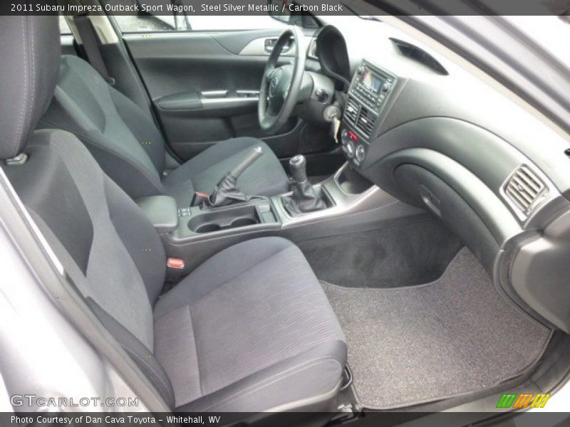 Steel Silver Metallic / Carbon Black 2011 Subaru Impreza Outback Sport Wagon