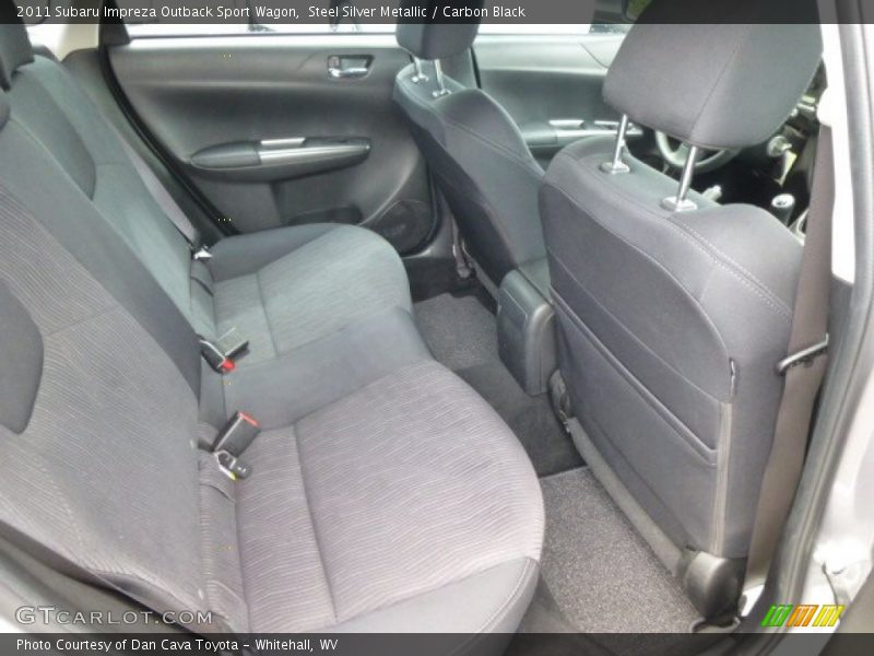 Steel Silver Metallic / Carbon Black 2011 Subaru Impreza Outback Sport Wagon