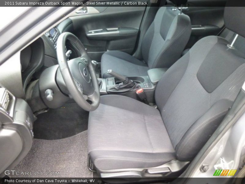 Steel Silver Metallic / Carbon Black 2011 Subaru Impreza Outback Sport Wagon