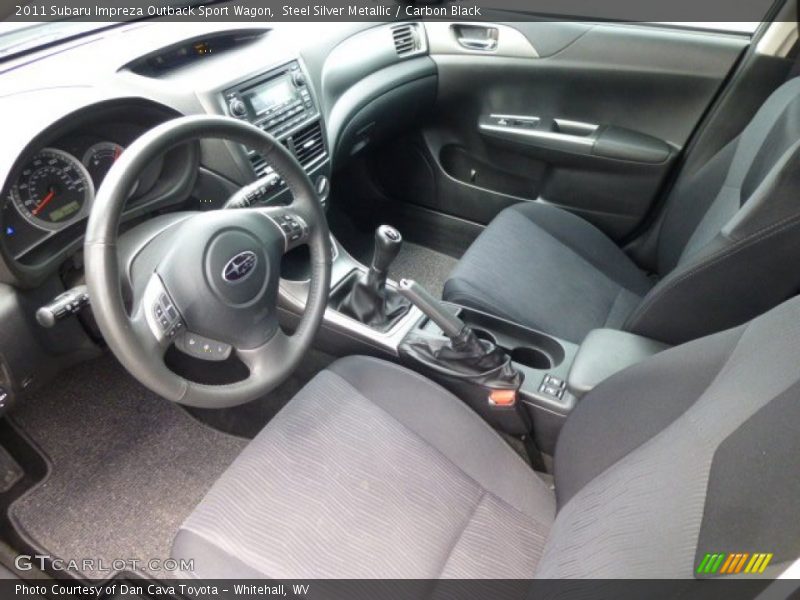 Steel Silver Metallic / Carbon Black 2011 Subaru Impreza Outback Sport Wagon