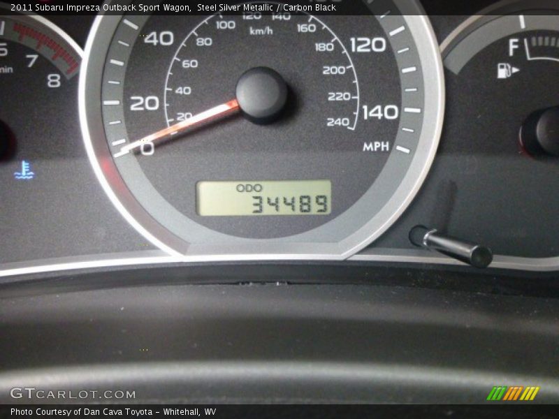 Steel Silver Metallic / Carbon Black 2011 Subaru Impreza Outback Sport Wagon