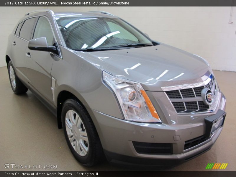 Mocha Steel Metallic / Shale/Brownstone 2012 Cadillac SRX Luxury AWD