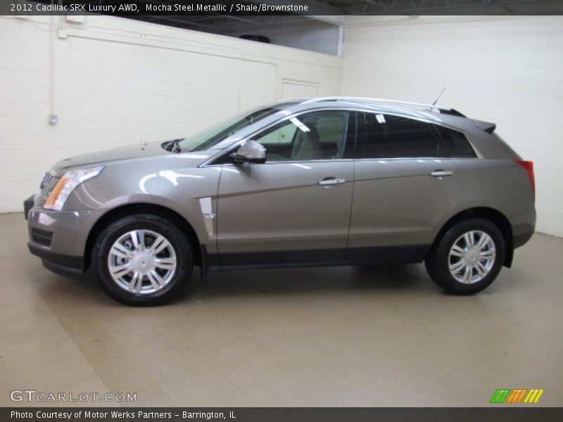 Mocha Steel Metallic / Shale/Brownstone 2012 Cadillac SRX Luxury AWD