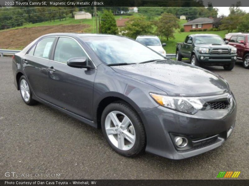 Magnetic Gray Metallic / Black 2012 Toyota Camry SE