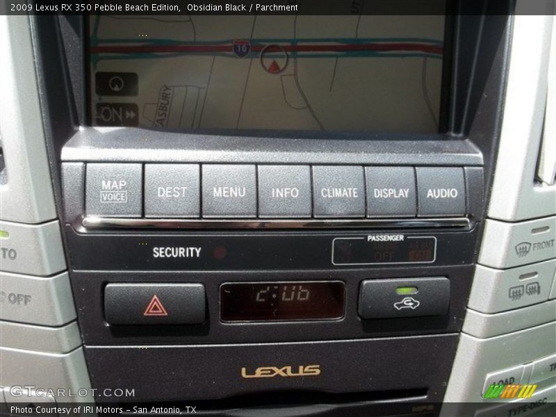 Obsidian Black / Parchment 2009 Lexus RX 350 Pebble Beach Edition
