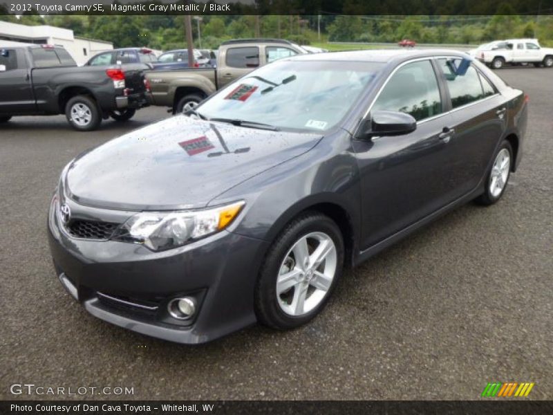 Magnetic Gray Metallic / Black 2012 Toyota Camry SE