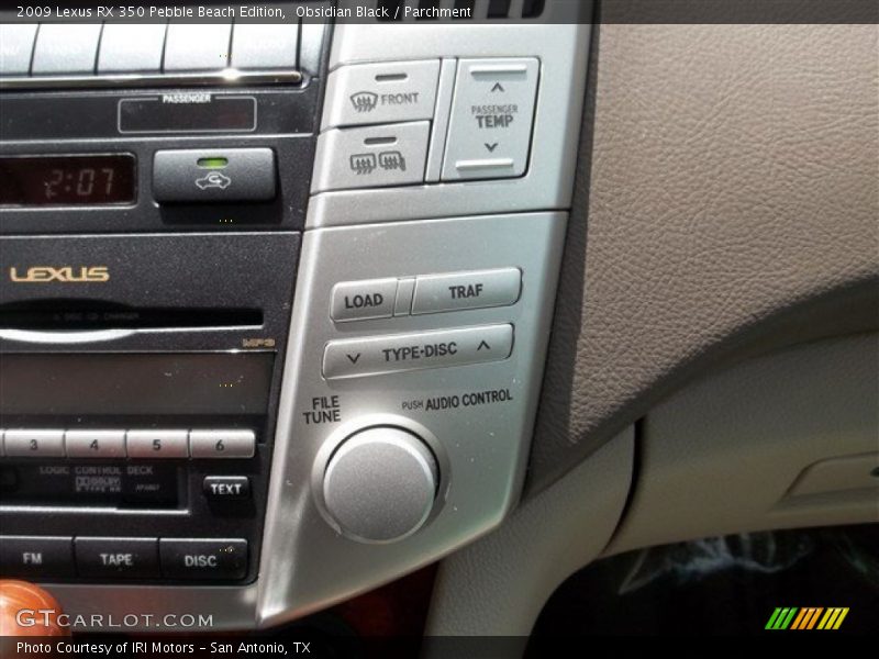 Obsidian Black / Parchment 2009 Lexus RX 350 Pebble Beach Edition