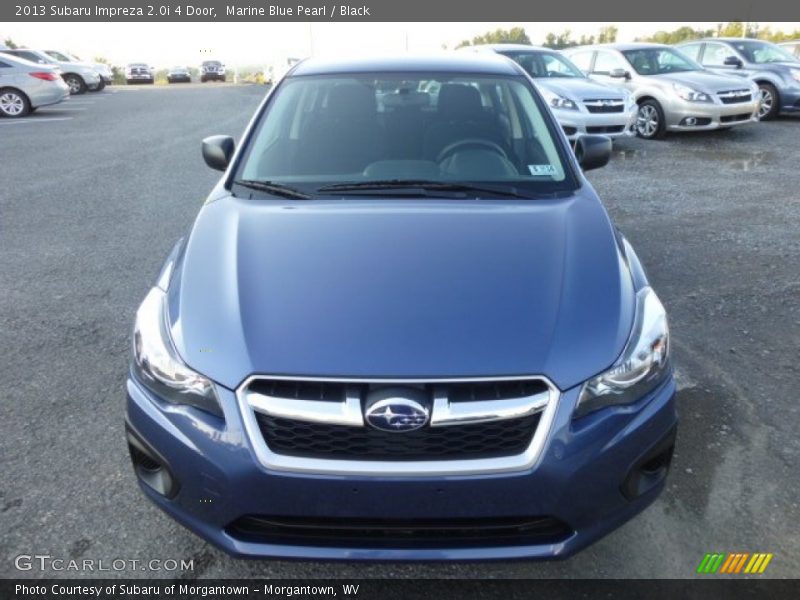 Marine Blue Pearl / Black 2013 Subaru Impreza 2.0i 4 Door