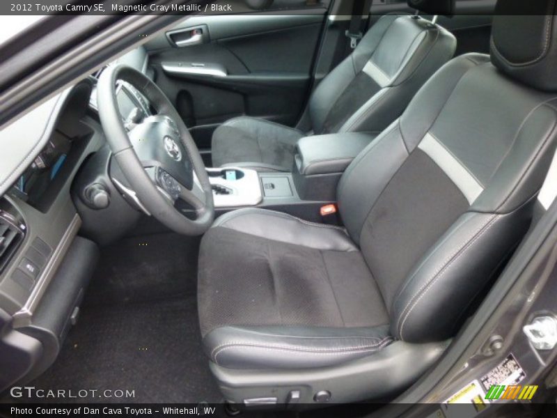 Magnetic Gray Metallic / Black 2012 Toyota Camry SE