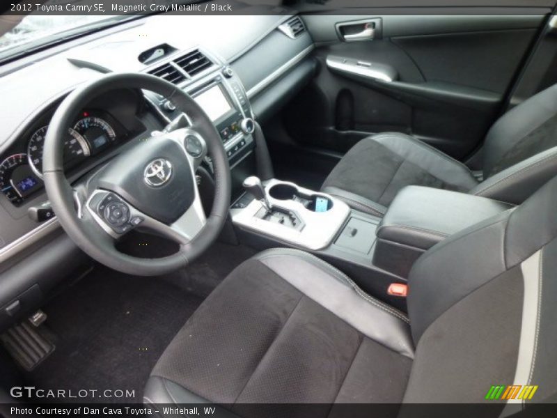 Magnetic Gray Metallic / Black 2012 Toyota Camry SE
