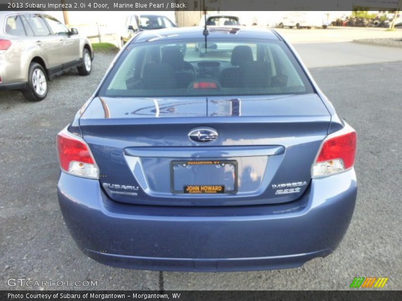 Marine Blue Pearl / Black 2013 Subaru Impreza 2.0i 4 Door