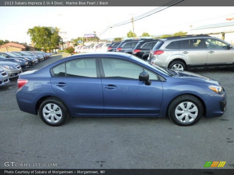 Marine Blue Pearl / Black 2013 Subaru Impreza 2.0i 4 Door