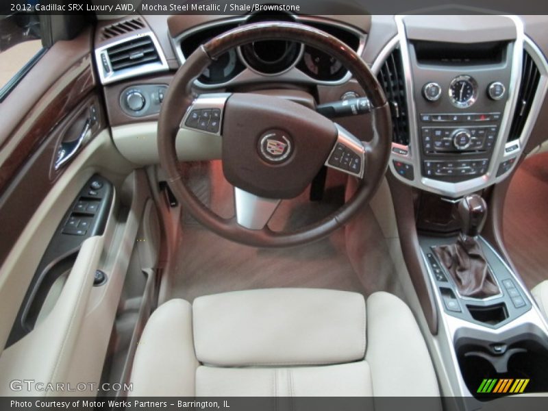 Mocha Steel Metallic / Shale/Brownstone 2012 Cadillac SRX Luxury AWD