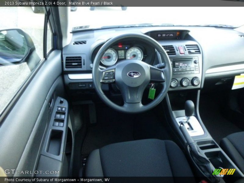 Marine Blue Pearl / Black 2013 Subaru Impreza 2.0i 4 Door
