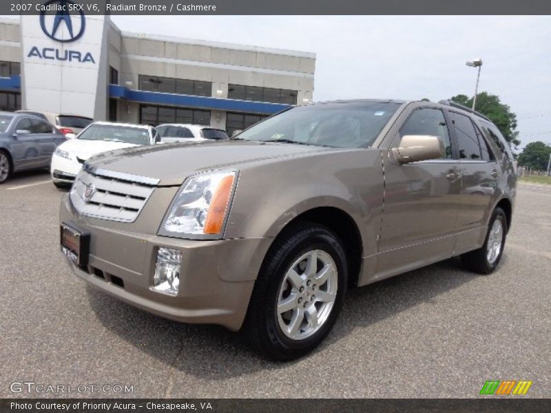 Radiant Bronze / Cashmere 2007 Cadillac SRX V6