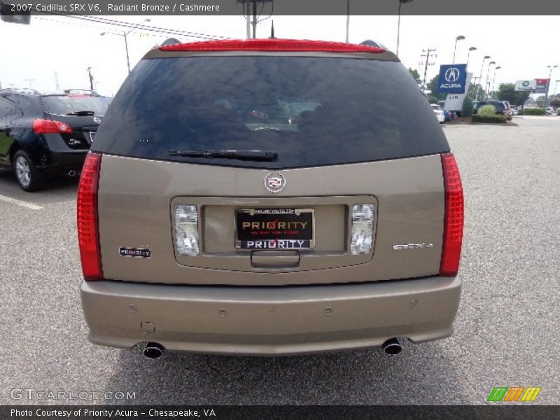 Radiant Bronze / Cashmere 2007 Cadillac SRX V6