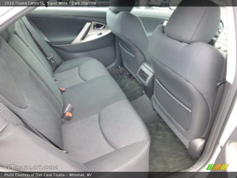 Super White / Dark Charcoal 2010 Toyota Camry SE