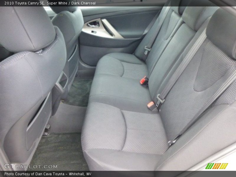Super White / Dark Charcoal 2010 Toyota Camry SE