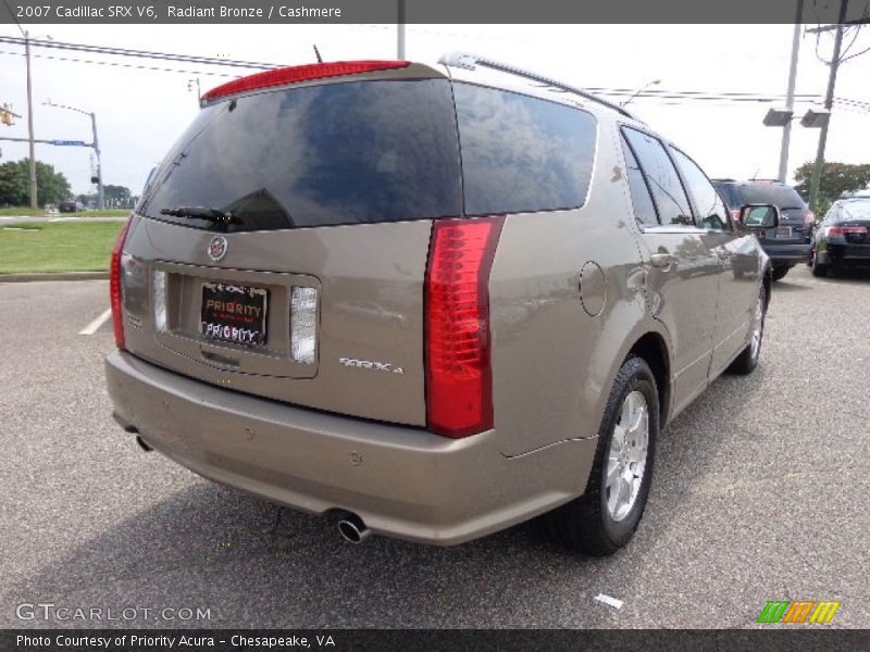 Radiant Bronze / Cashmere 2007 Cadillac SRX V6