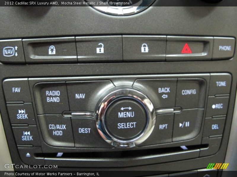 Mocha Steel Metallic / Shale/Brownstone 2012 Cadillac SRX Luxury AWD