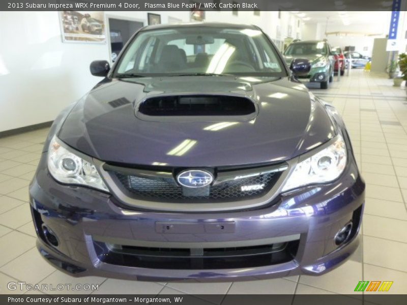 Plasma Blue Pearl / WRX Carbon Black 2013 Subaru Impreza WRX Premium 4 Door