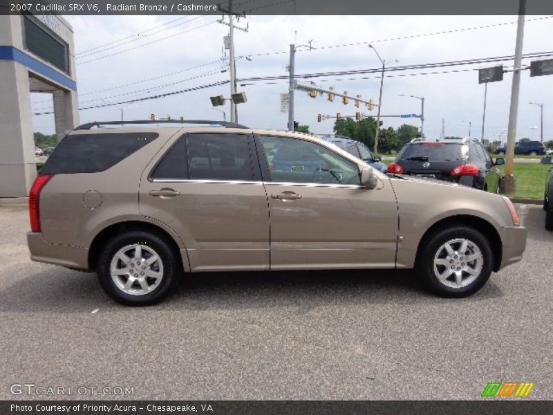 Radiant Bronze / Cashmere 2007 Cadillac SRX V6