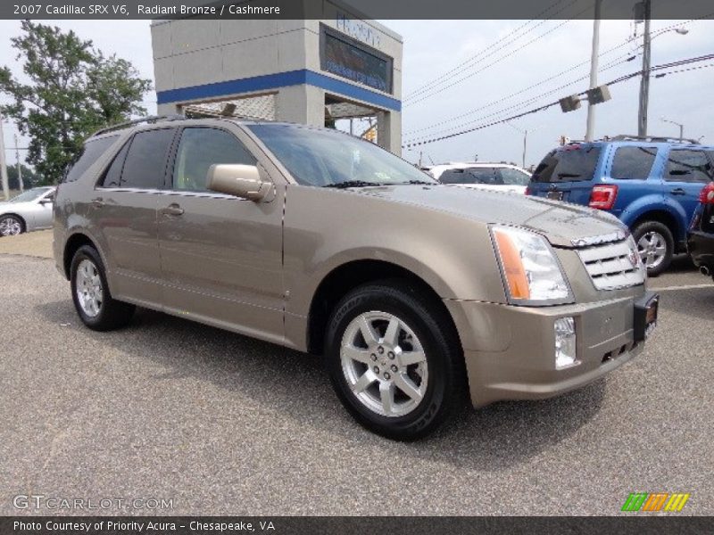 Radiant Bronze / Cashmere 2007 Cadillac SRX V6