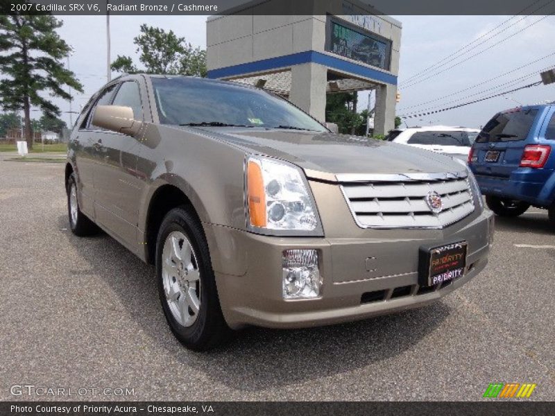 Radiant Bronze / Cashmere 2007 Cadillac SRX V6
