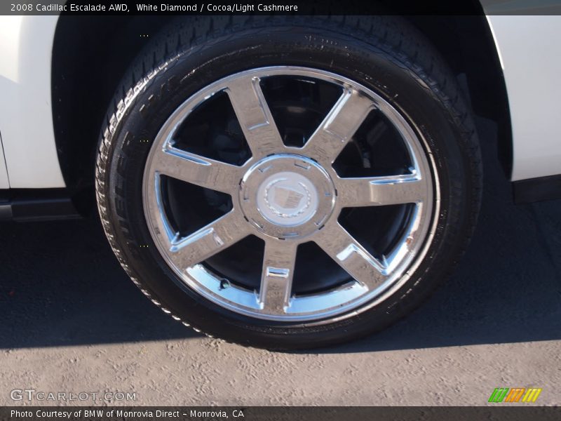 White Diamond / Cocoa/Light Cashmere 2008 Cadillac Escalade AWD
