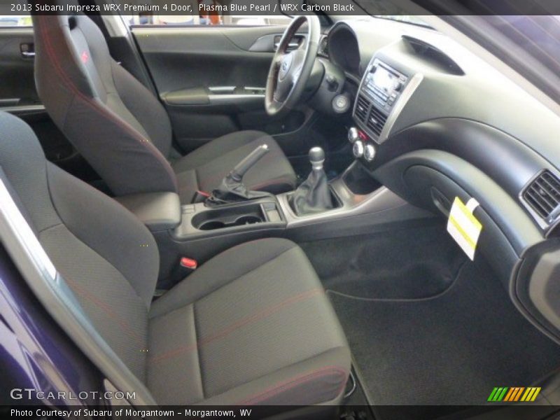 Plasma Blue Pearl / WRX Carbon Black 2013 Subaru Impreza WRX Premium 4 Door