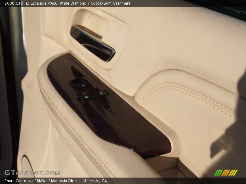 White Diamond / Cocoa/Light Cashmere 2008 Cadillac Escalade AWD