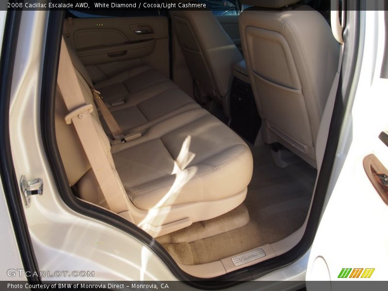 White Diamond / Cocoa/Light Cashmere 2008 Cadillac Escalade AWD