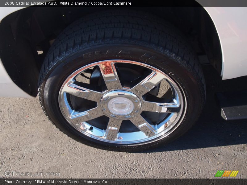 White Diamond / Cocoa/Light Cashmere 2008 Cadillac Escalade AWD