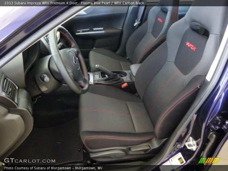  2013 Impreza WRX Premium 4 Door WRX Carbon Black Interior