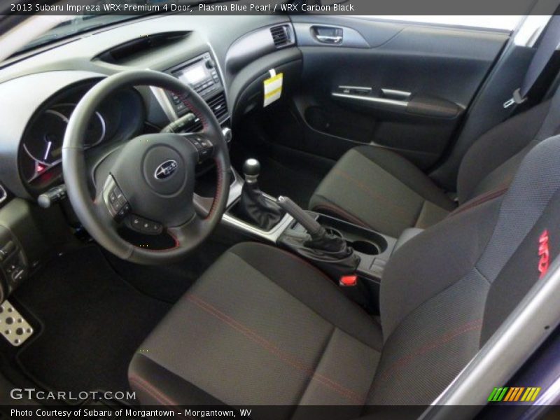 WRX Carbon Black Interior - 2013 Impreza WRX Premium 4 Door 