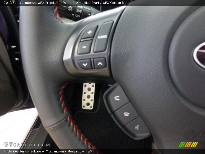 Controls of 2013 Impreza WRX Premium 4 Door