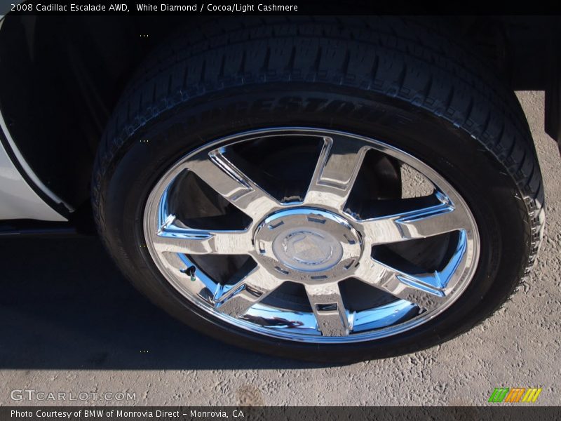 White Diamond / Cocoa/Light Cashmere 2008 Cadillac Escalade AWD