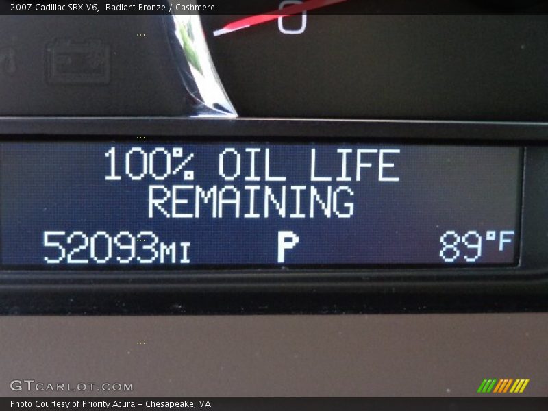 Radiant Bronze / Cashmere 2007 Cadillac SRX V6