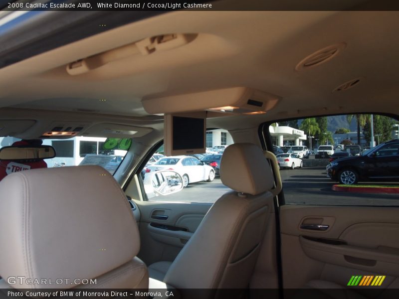 White Diamond / Cocoa/Light Cashmere 2008 Cadillac Escalade AWD
