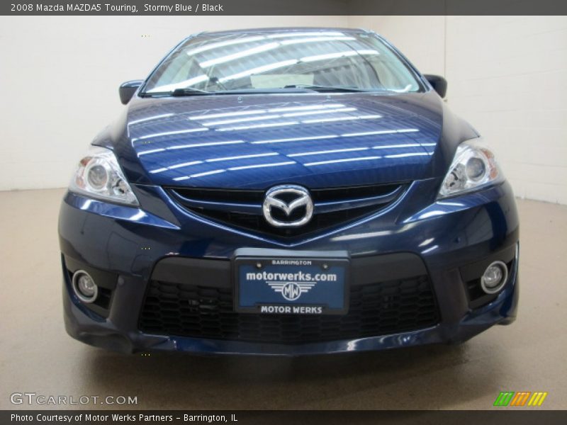 Stormy Blue / Black 2008 Mazda MAZDA5 Touring
