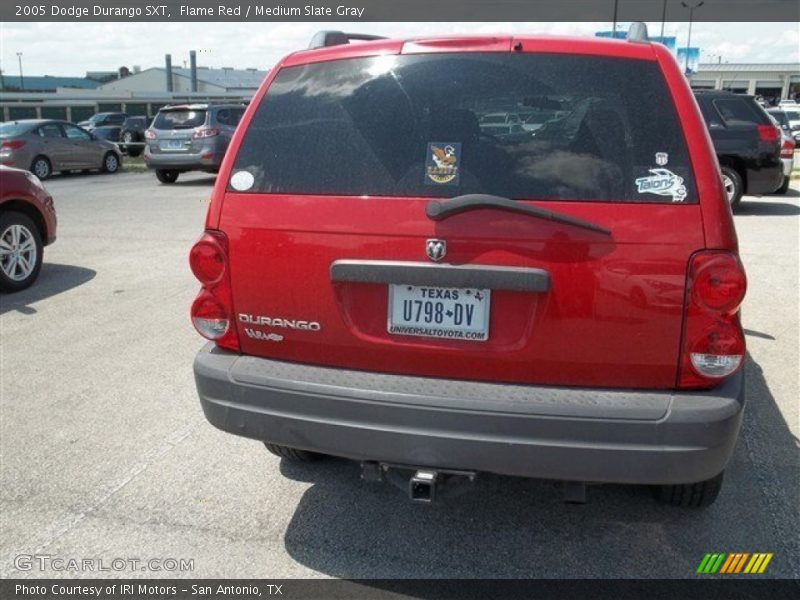 Flame Red / Medium Slate Gray 2005 Dodge Durango SXT