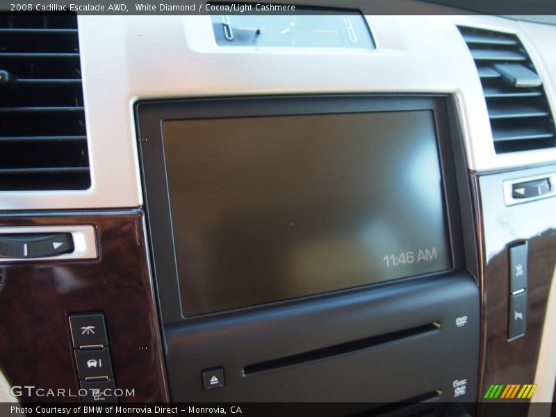 White Diamond / Cocoa/Light Cashmere 2008 Cadillac Escalade AWD