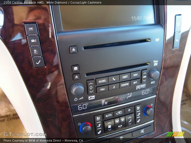 White Diamond / Cocoa/Light Cashmere 2008 Cadillac Escalade AWD