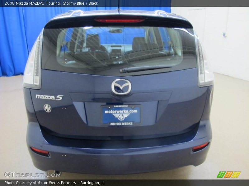 Stormy Blue / Black 2008 Mazda MAZDA5 Touring